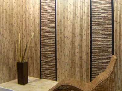 Бамбуковые обои в дизайне комнаты